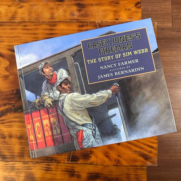 Vintage 1999 Casey Jones's Fireman The Story Of Sim Webb Hardcover Book - Picture 1 of 11